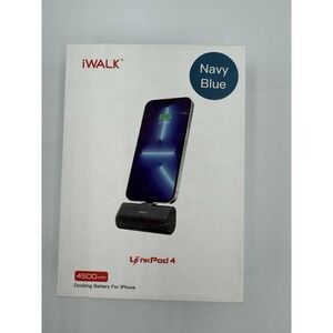 iWALK LinkPod4 - 4500mAh Portable Charger - Navy Blue, DBL4500L